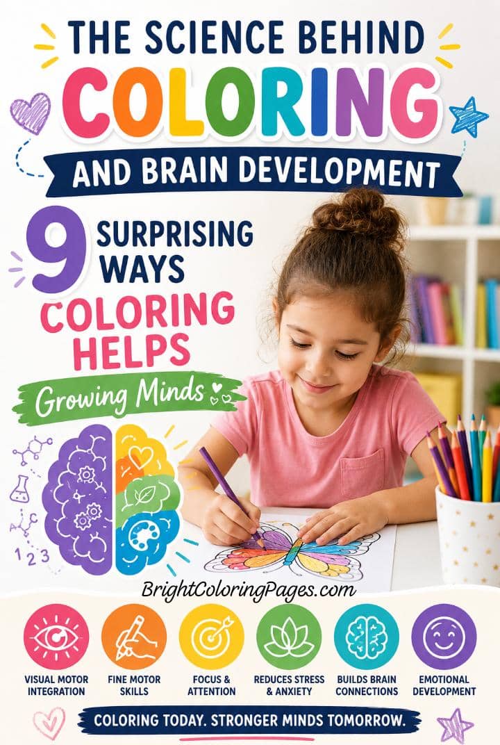 The Science Behind Coloring and Brain Development: 9 Surprising Ways Coloring Helps Growing Minds