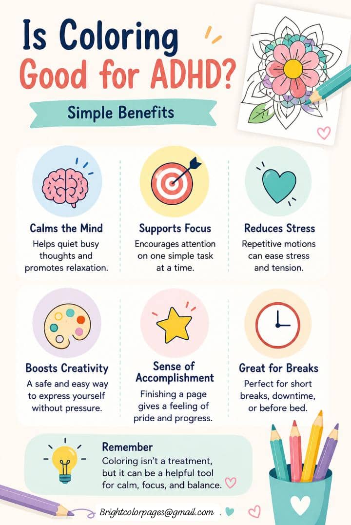 Is Coloring Good for ADHD? Here’s What It Can Actually Do for Focus, Calm, and Attention