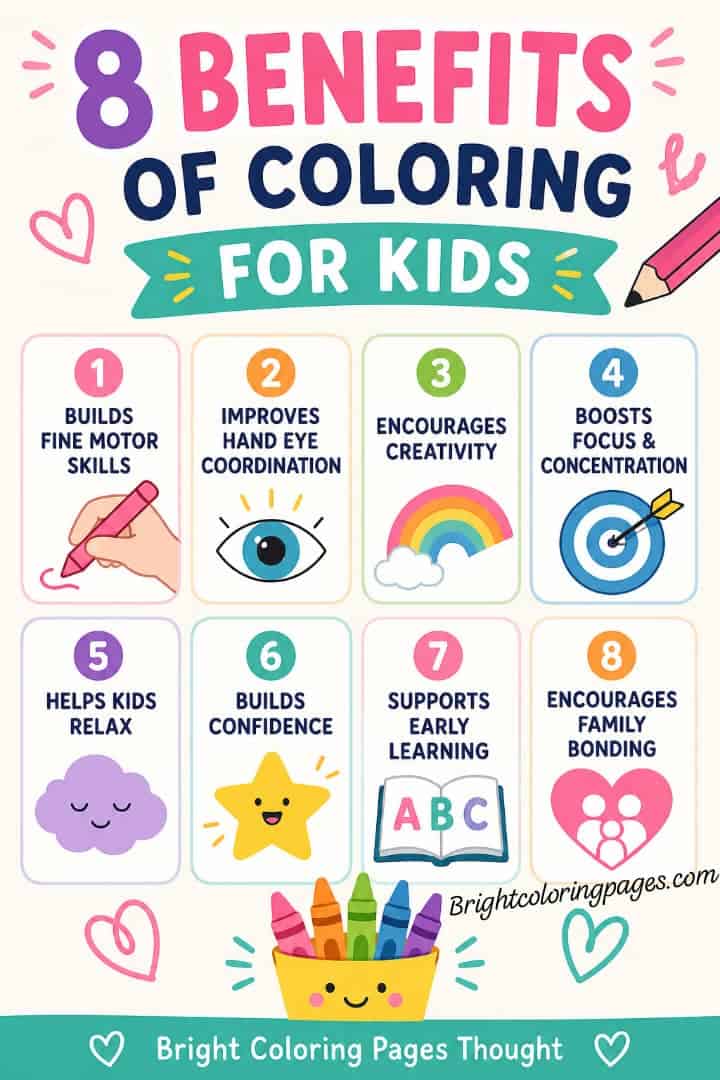 8 Benefits of Coloring for Kids That Support Learning and Development