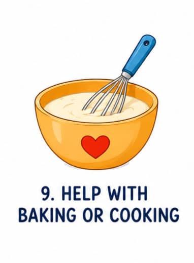 Help with baking or cooking