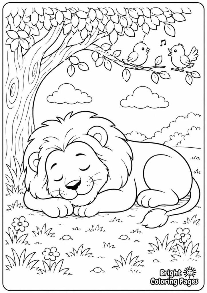 Sleeping Lion