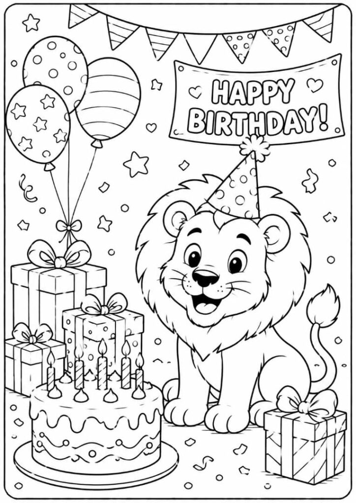 Lion Birthday Party