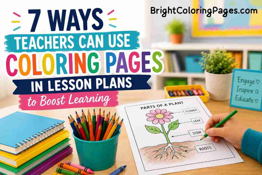 7 Ways Teachers Can Use Coloring Pages in Lesson Plans to Boost Learning
