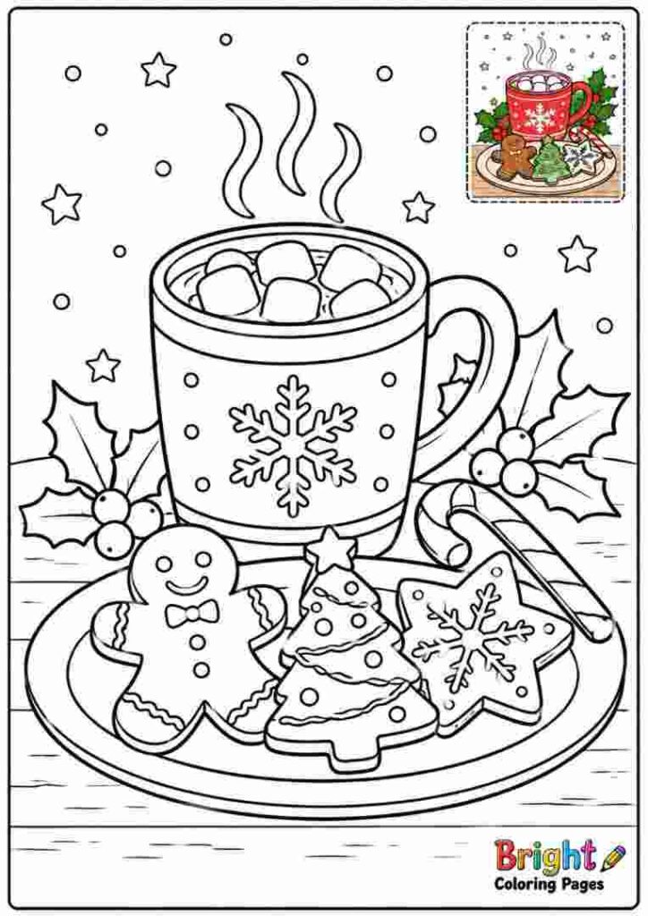 Hot Cocoa and Christmas Cookies