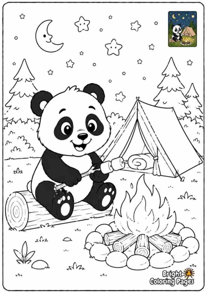 Panda Camping Adventure