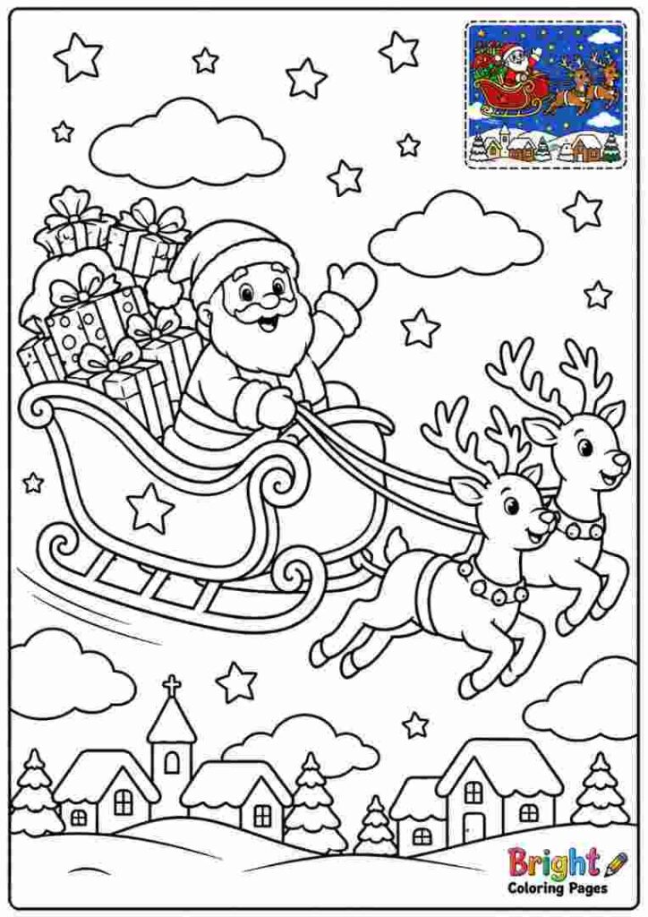 Santa’s Sleigh Full of Gifts