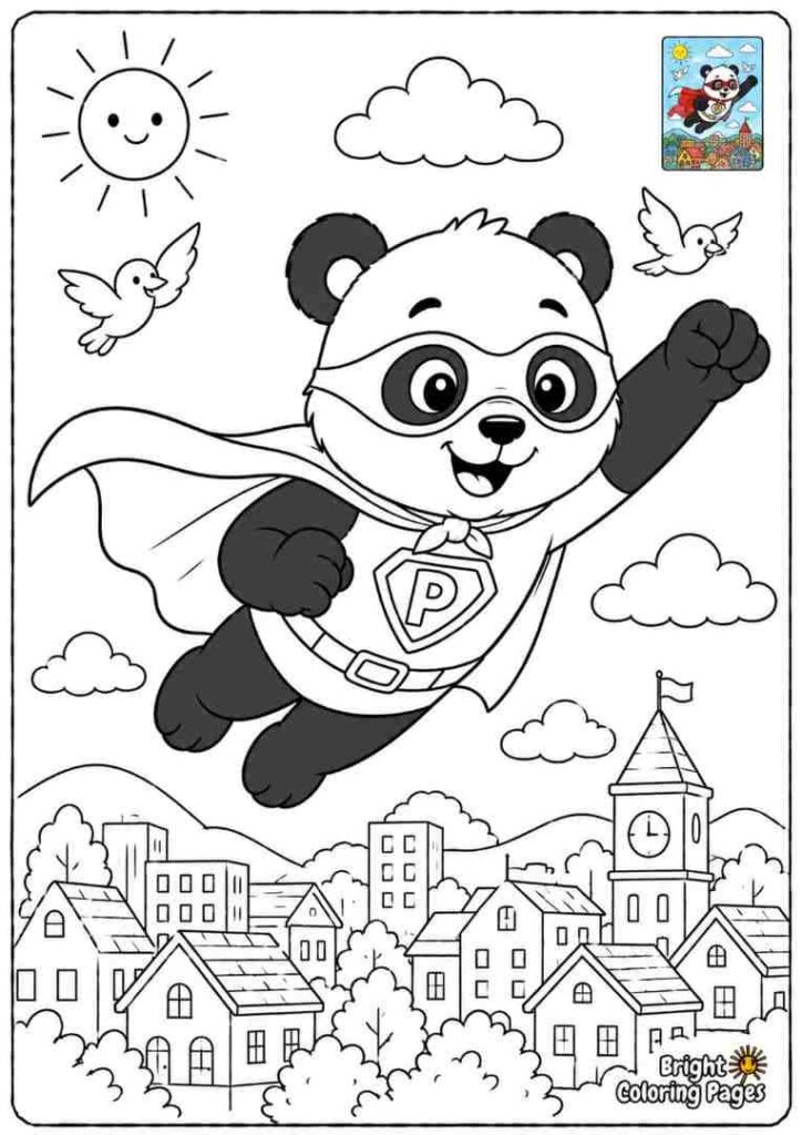Panda Superhero
