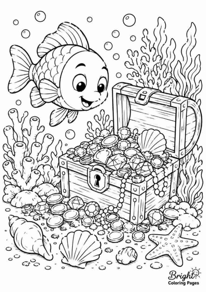 Fish Discovering Treasure