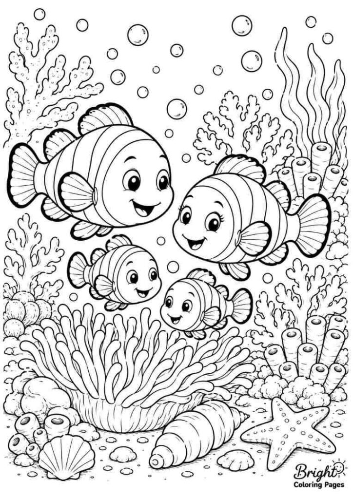 Clownfish Family