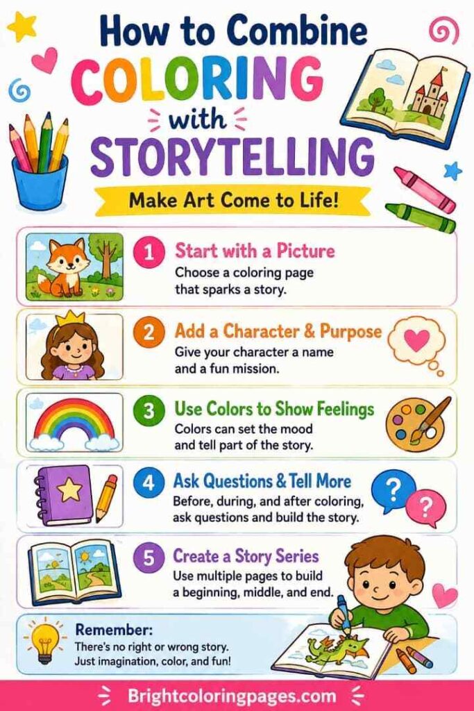 How to Combine Coloring with Storytelling: A Fun, Creative Way to Bring Art to Life
