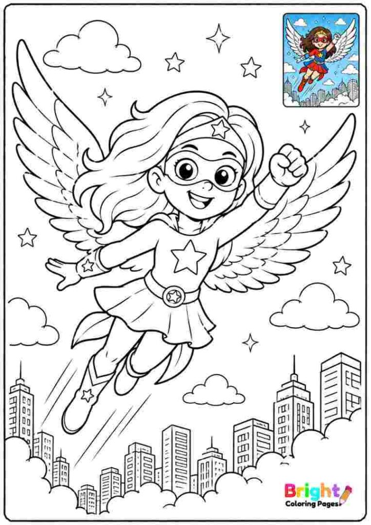 Superhero with Wings