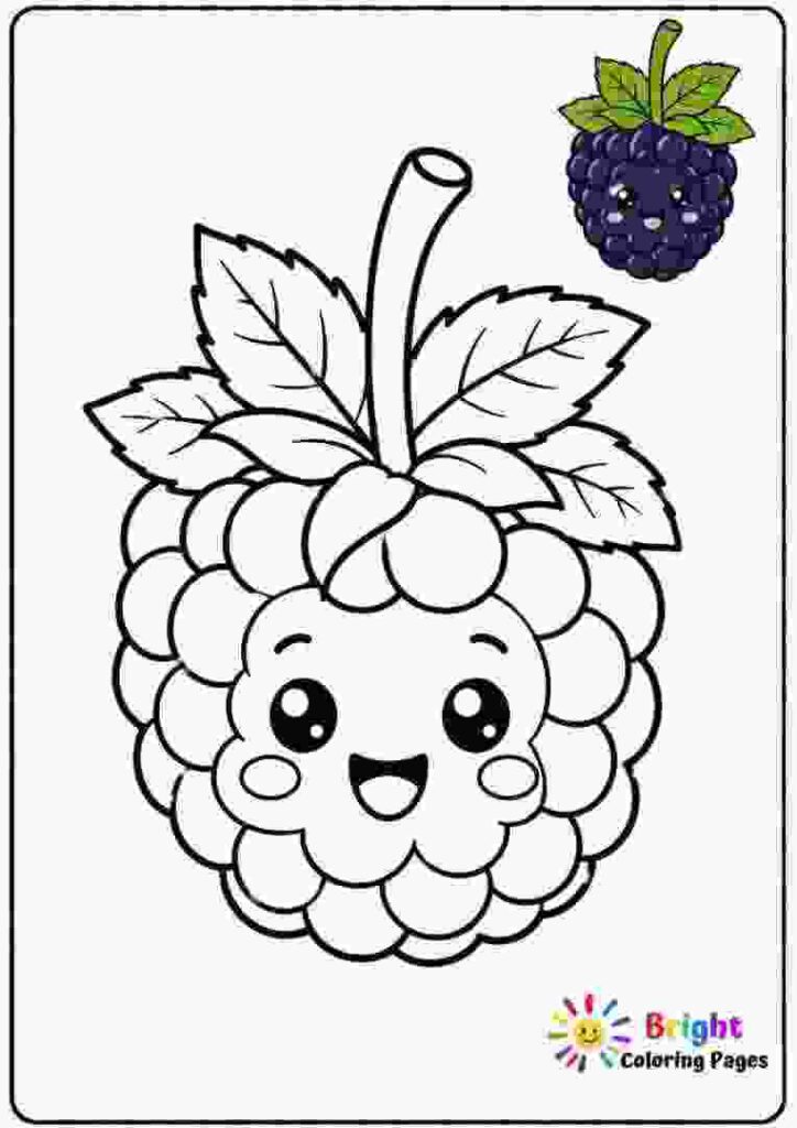 Blackberry Coloring Page
