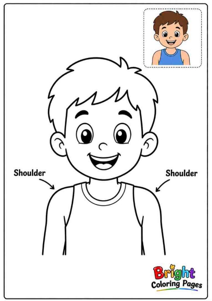 Shoulders Coloring Page