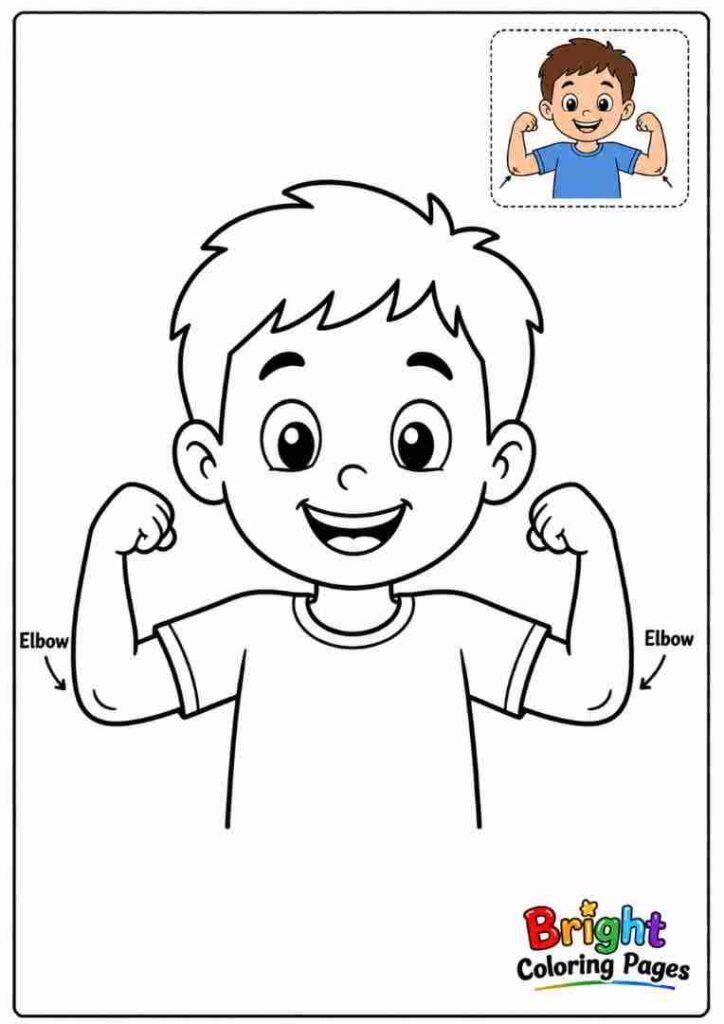 Elbows Coloring Page