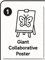 Giant Collaborative Coloring Poster