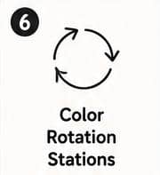 Color Rotation stations