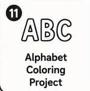 Alphabet Coloring Project