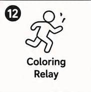 Coloring Relay