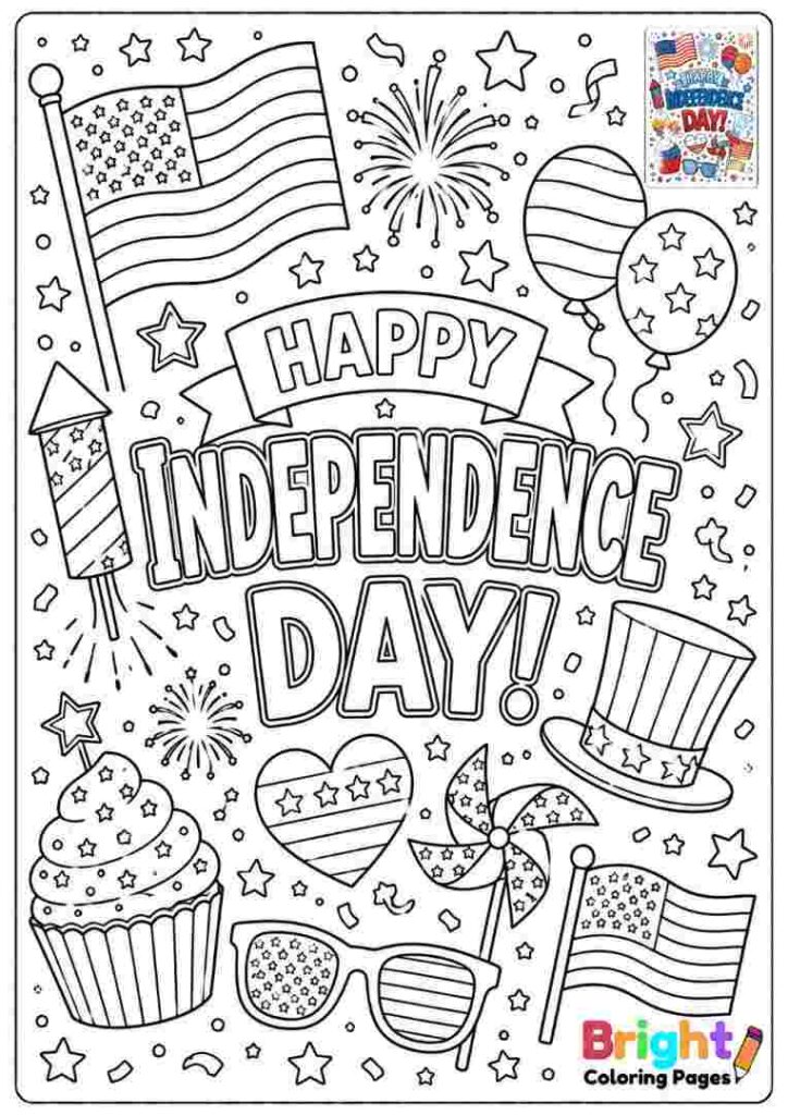 Happy Independence Day Collage Page
