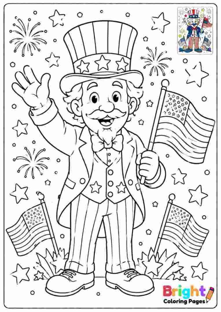 Uncle Sam Style Patriotic Page