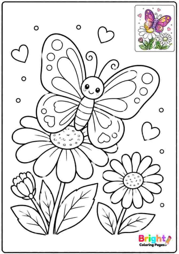 Butterfly and Daisy 