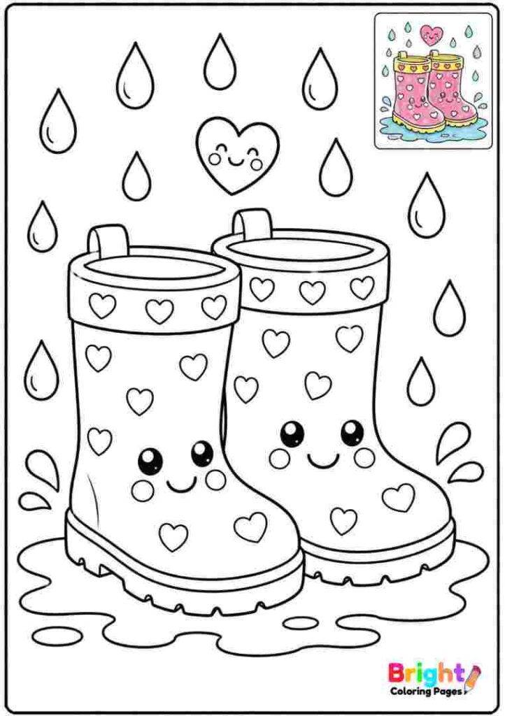 Smiling Rain Boots