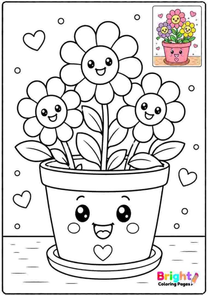 Smiling Flower Pot