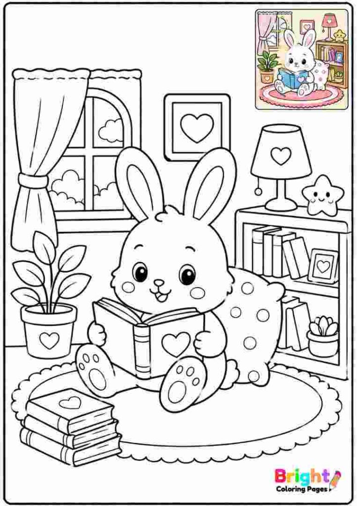 Quiet Reading Bunny