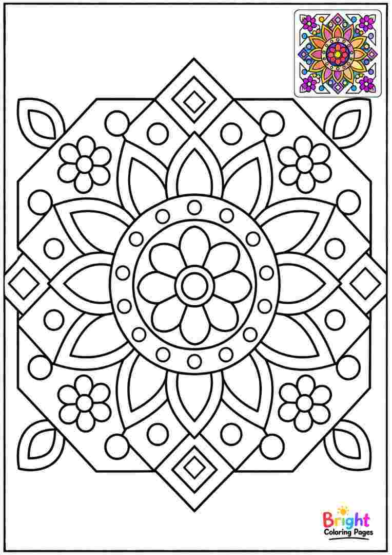 Flower Geometry Mix