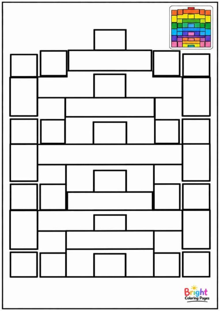 Rainbow Blocks Geometry