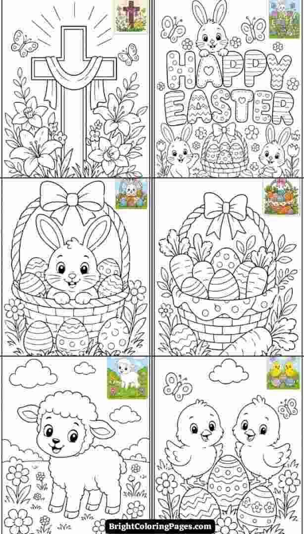 Easter Coloring Pages for Kids