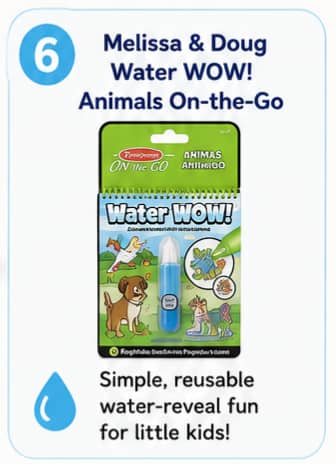 Melissa & Doug Water WOW! Animals On-the-Go Travel Activity