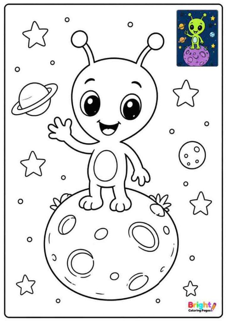 Friendly Alien On A Small Planet