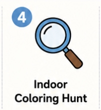 Indoor Coloring Hunt