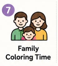 Family Coloring Time