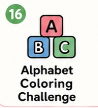 Alphabet Coloring Challenge