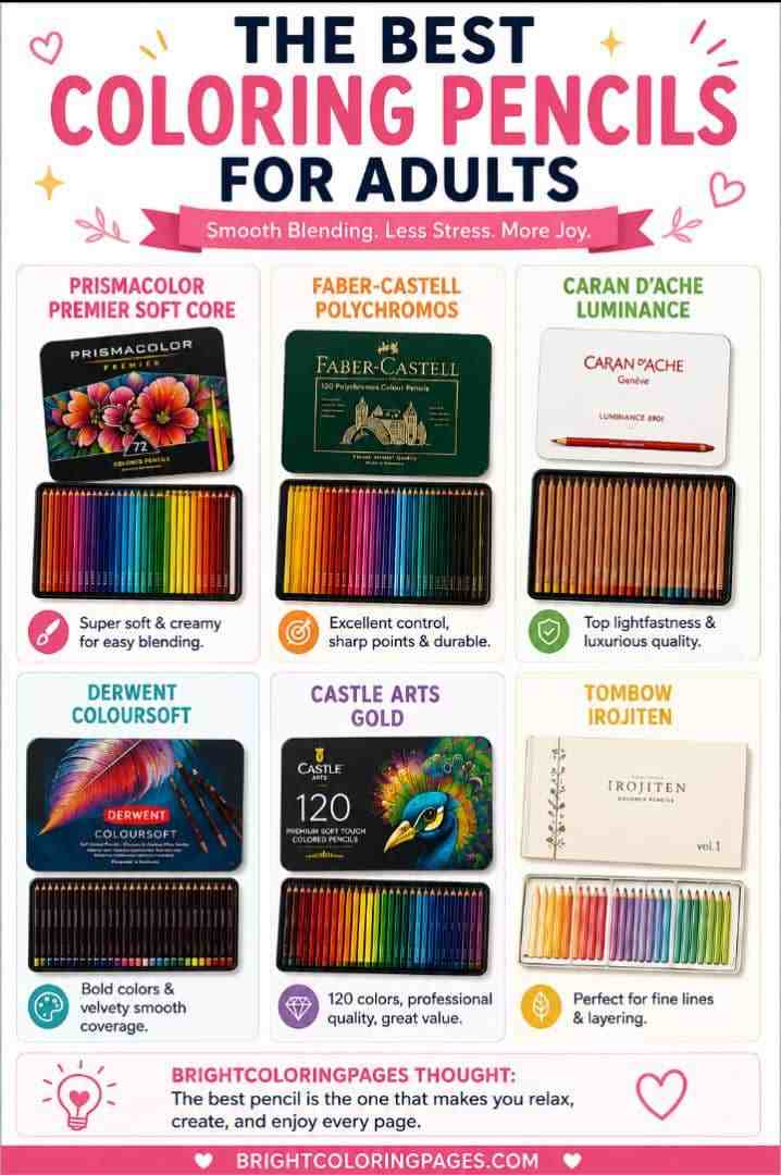 Best Coloring Pencils for Adults