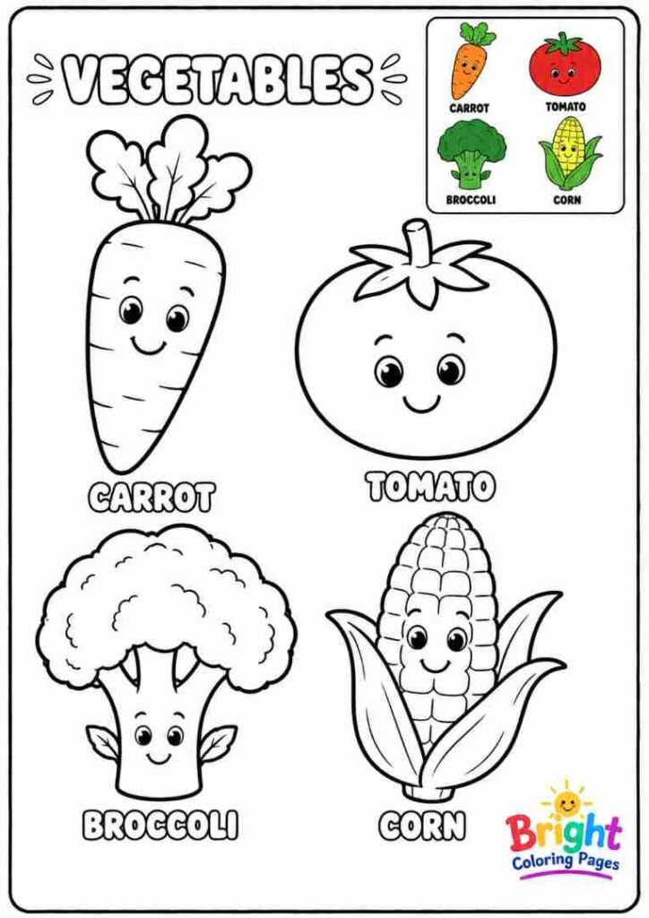Fruit Coloring Page