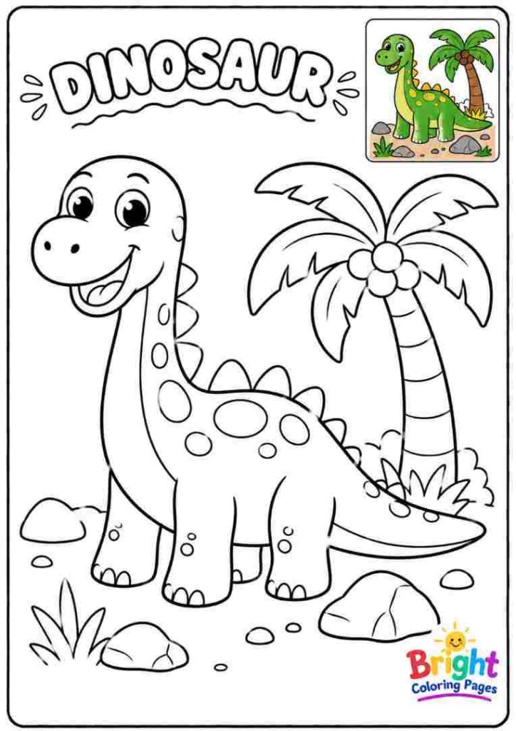 Dinosaur Coloring Page