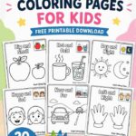 20 Opposites Coloring Pages for Kids (Free Printable Download)
