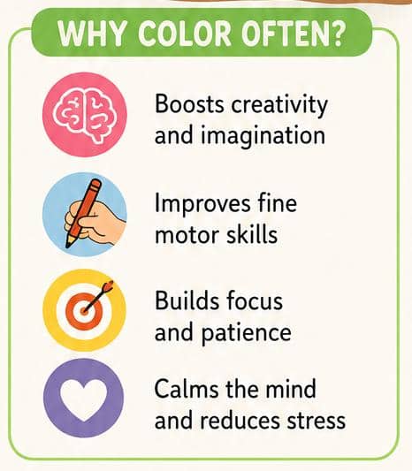 Why Coloring Is Worth Doing Often for kids