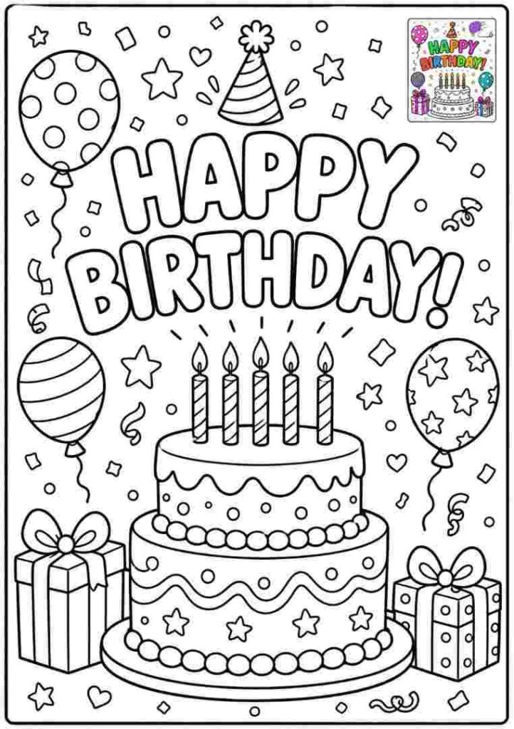 Happy Birthday Celebration Page