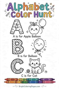 Alphabet Color Hunt