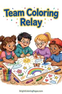 Team Coloring Relay