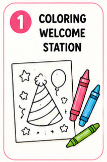 Coloring Welcome Station