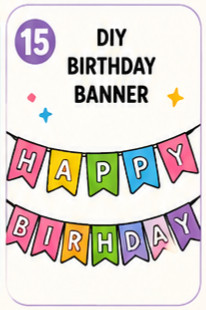 DIY Birthday Banner