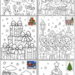 25 Cute Christmas Coloring Pages for Kids (Free Printable Download)