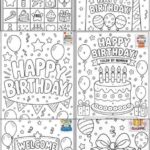 Birthday Party Coloring Pages For Kids (Free Printable Download)