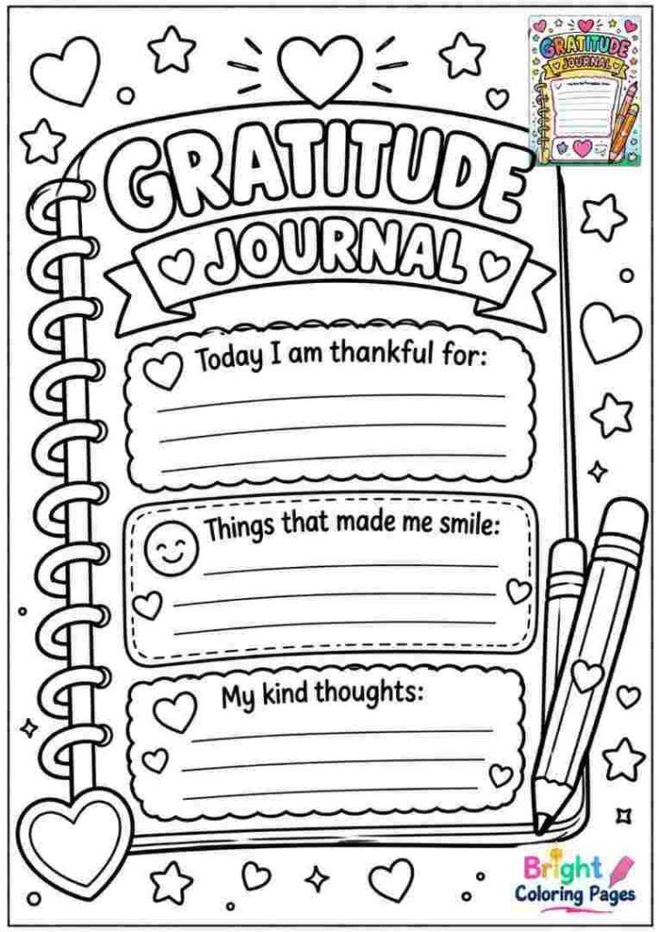 Gratitude Journal Page