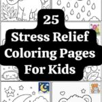 Stress Relief Coloring Pages For Kids (Free Printable Download)